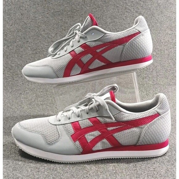 ASICS Tiger Curreo II Mens Shoes Gray Red  Sneakers HN7A0 Size 10 Retro Athletic main image 13
